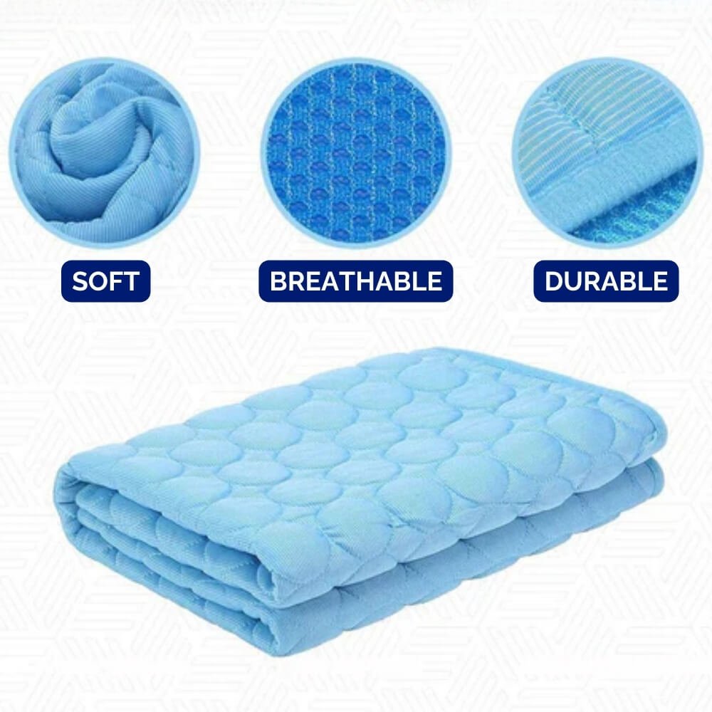 Pressure-Activated Dog Cooling Mat – Portable and Easy to Clean for Indoor and Outdoor Use 3