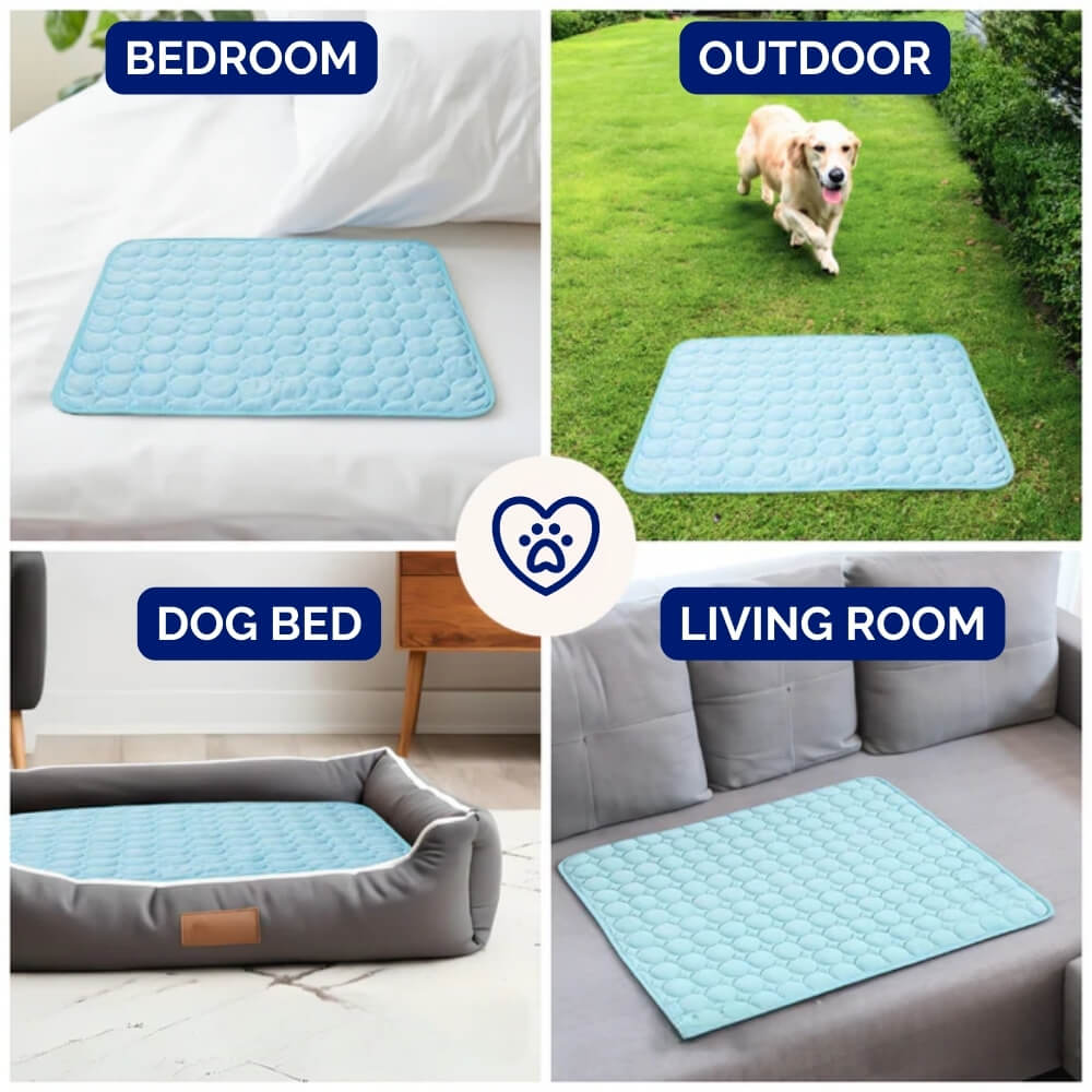 Pressure-Activated Dog Cooling Mat – Portable and Easy to Clean for Indoor and Outdoor Use 4