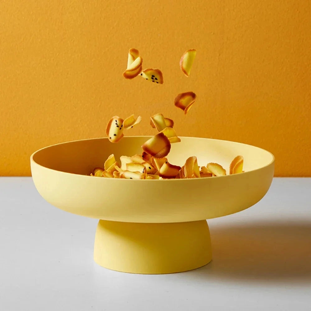Retro Fruit Bowl with Leaf Design – Elegant Ceramic Centerpiece for Fruits and Snacks 2