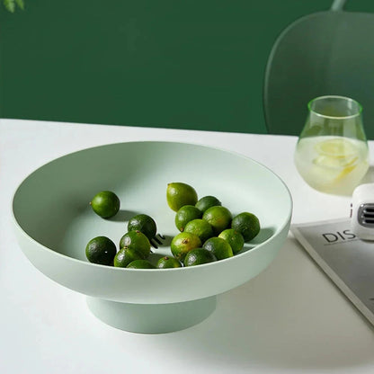 Retro Fruit Bowl with Leaf Design – Elegant Ceramic Centerpiece for Fruits and Snacks 1