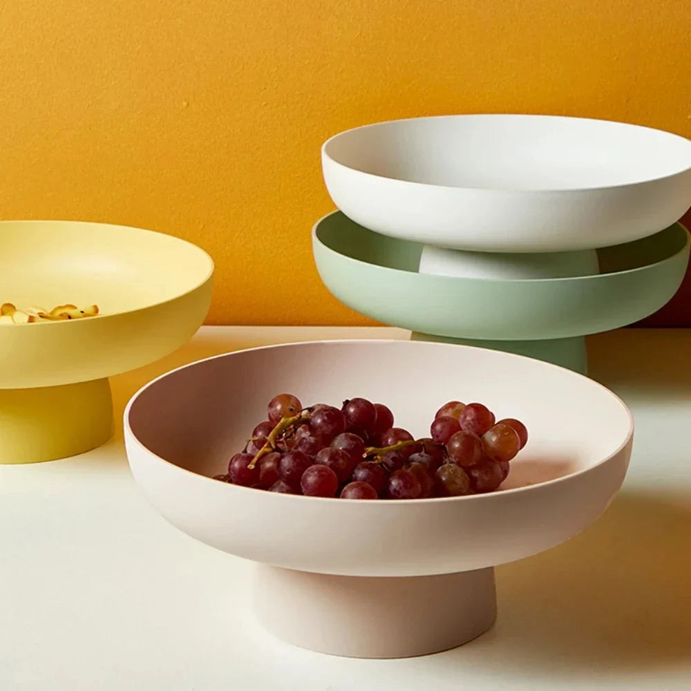 Retro Fruit Bowl with Leaf Design – Elegant Ceramic Centerpiece for Fruits and Snacks 4