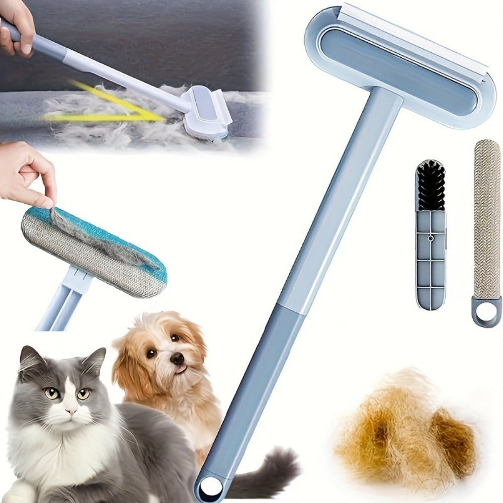 Adjustable Pet Hair Removal Brush with Long Handle – FurLifter Pro for Effortless Cleaning 2