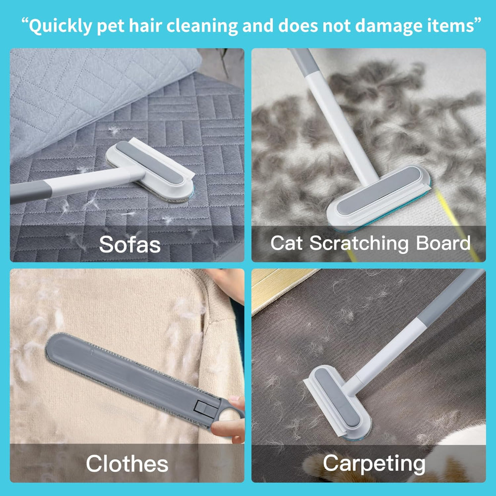 Adjustable Pet Hair Removal Brush with Long Handle – FurLifter Pro for Effortless Cleaning 3