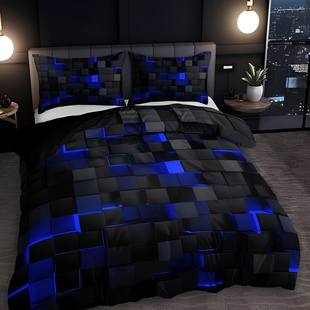 Modern Geometric 3-Piece Duvet Cover Set – Stylish Design with Ultimate Comfort 5