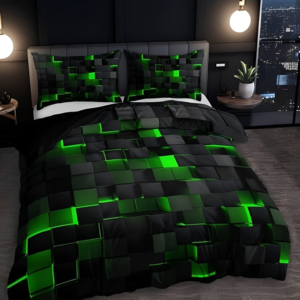 Modern Geometric 3-Piece Duvet Cover Set – Stylish Design with Ultimate Comfort 6