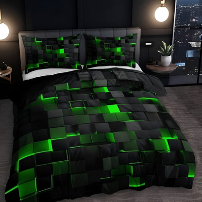Modern Geometric 3-Piece Duvet Cover Set – Stylish Design with Ultimate Comfort 6