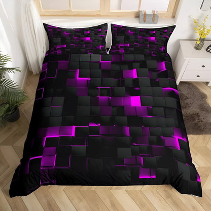 Modern Geometric 3-Piece Duvet Cover Set – Stylish Design with Ultimate Comfort 7