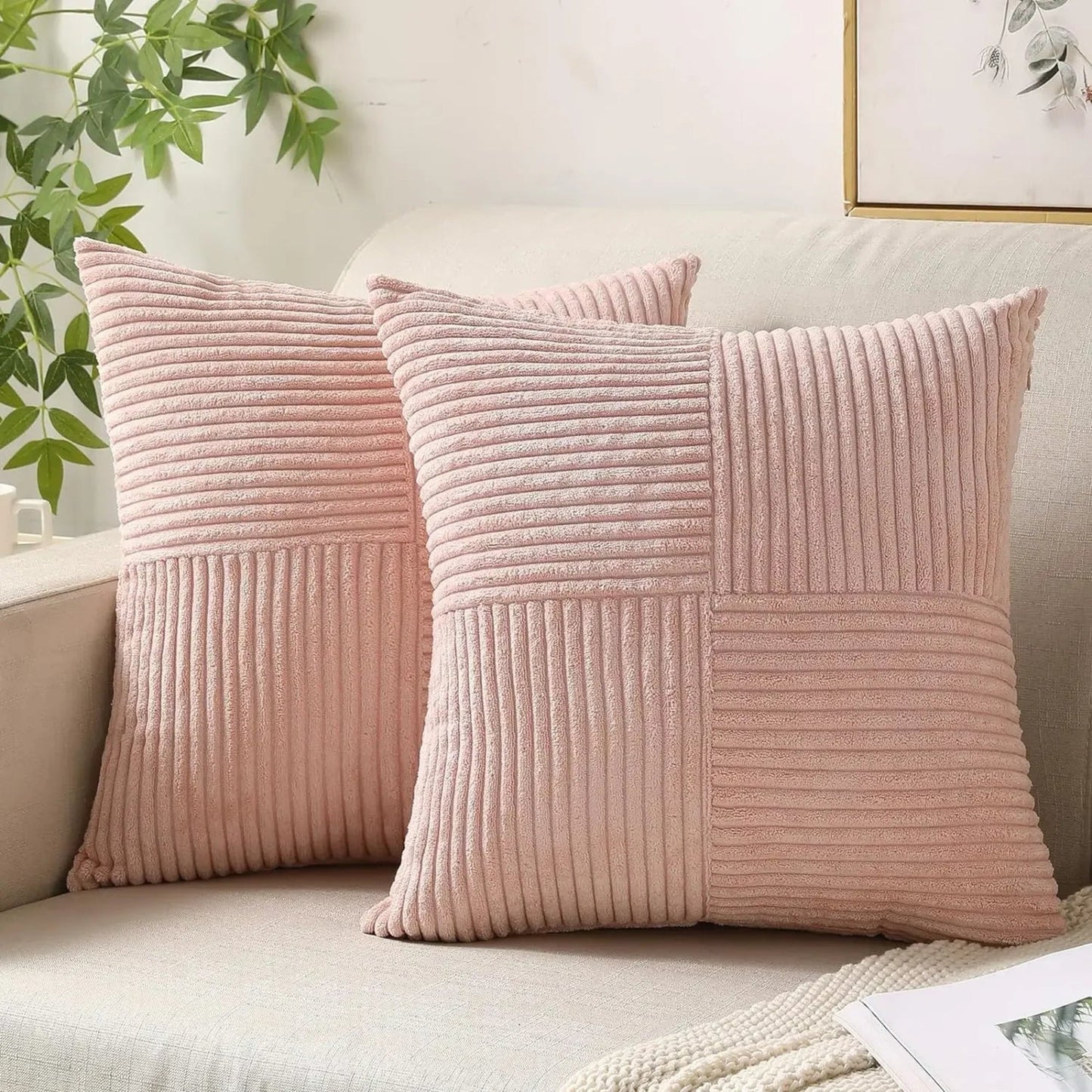 Luxurious Velvet Pillow Covers – Soft and Elegant for Sofa and Bed, 45cm x 45cm 3