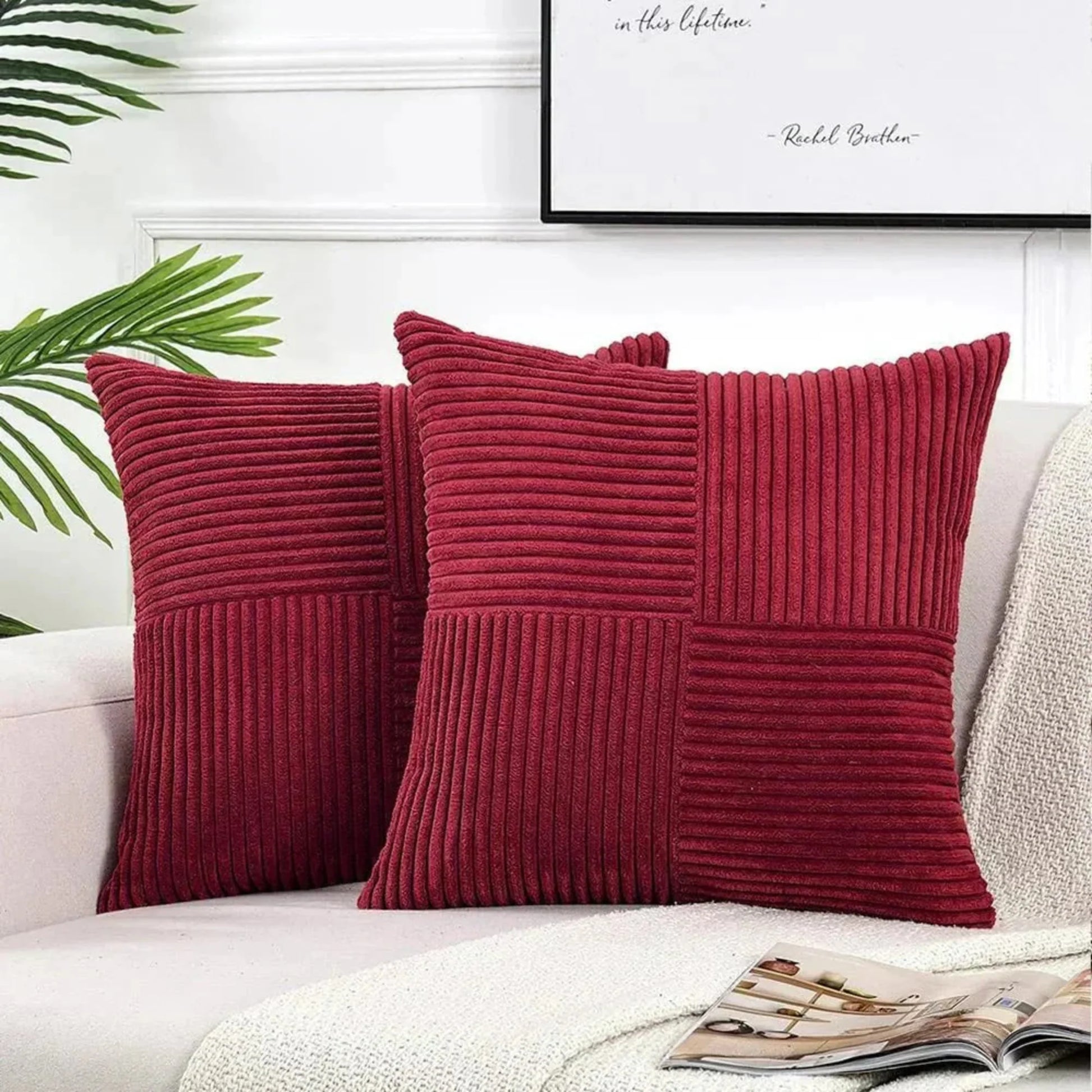 Luxurious Velvet Pillow Covers – Soft and Elegant for Sofa and Bed, 45cm x 45cm 10