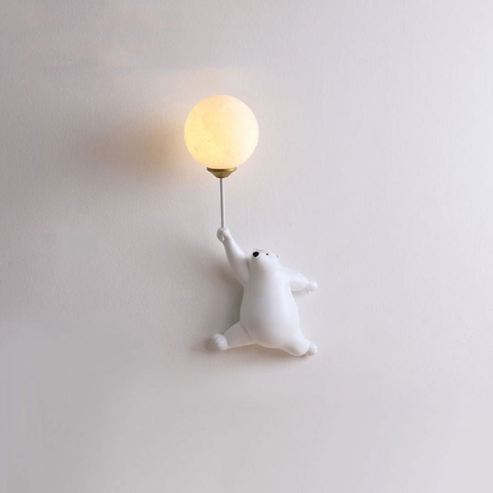 Bear Balloon Wall Lamp – Cute 3D Printed Night Light for Kids' Room 5
