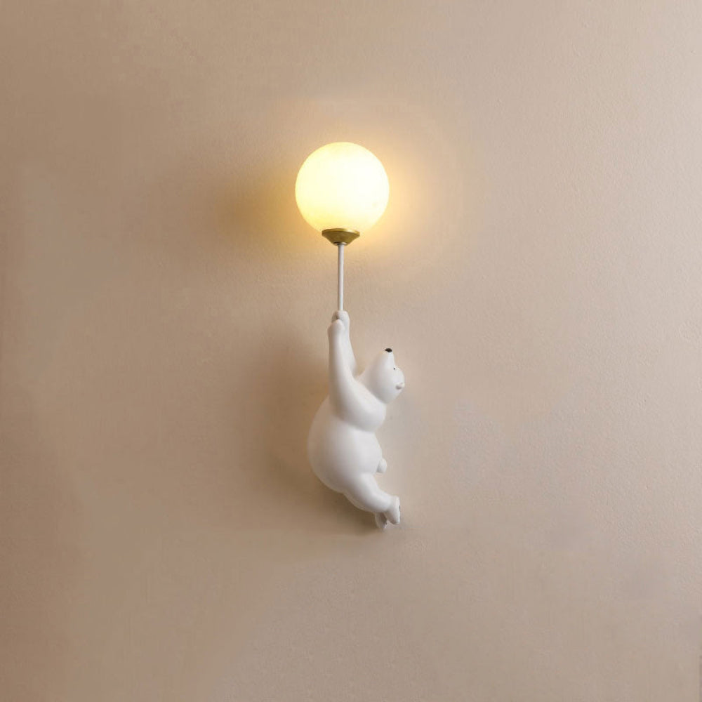 Bear Balloon Wall Lamp – Cute 3D Printed Night Light for Kids' Room 6