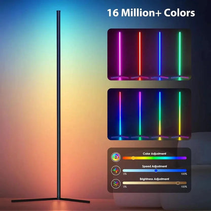 RGB Floor Lamp with Dynamic Color Modes – Modern LED Lighting for Home and Gaming 2