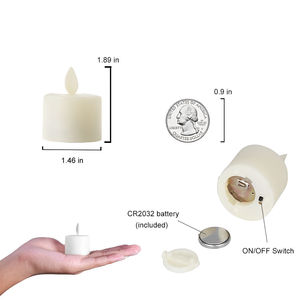 Flameless LED Candles with Remote Control – Realistic Flickering Effect, Safe and Long-Lasting 6