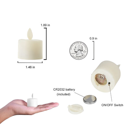 Flameless LED Candles with Remote Control – Realistic Flickering Effect, Safe and Long-Lasting 6