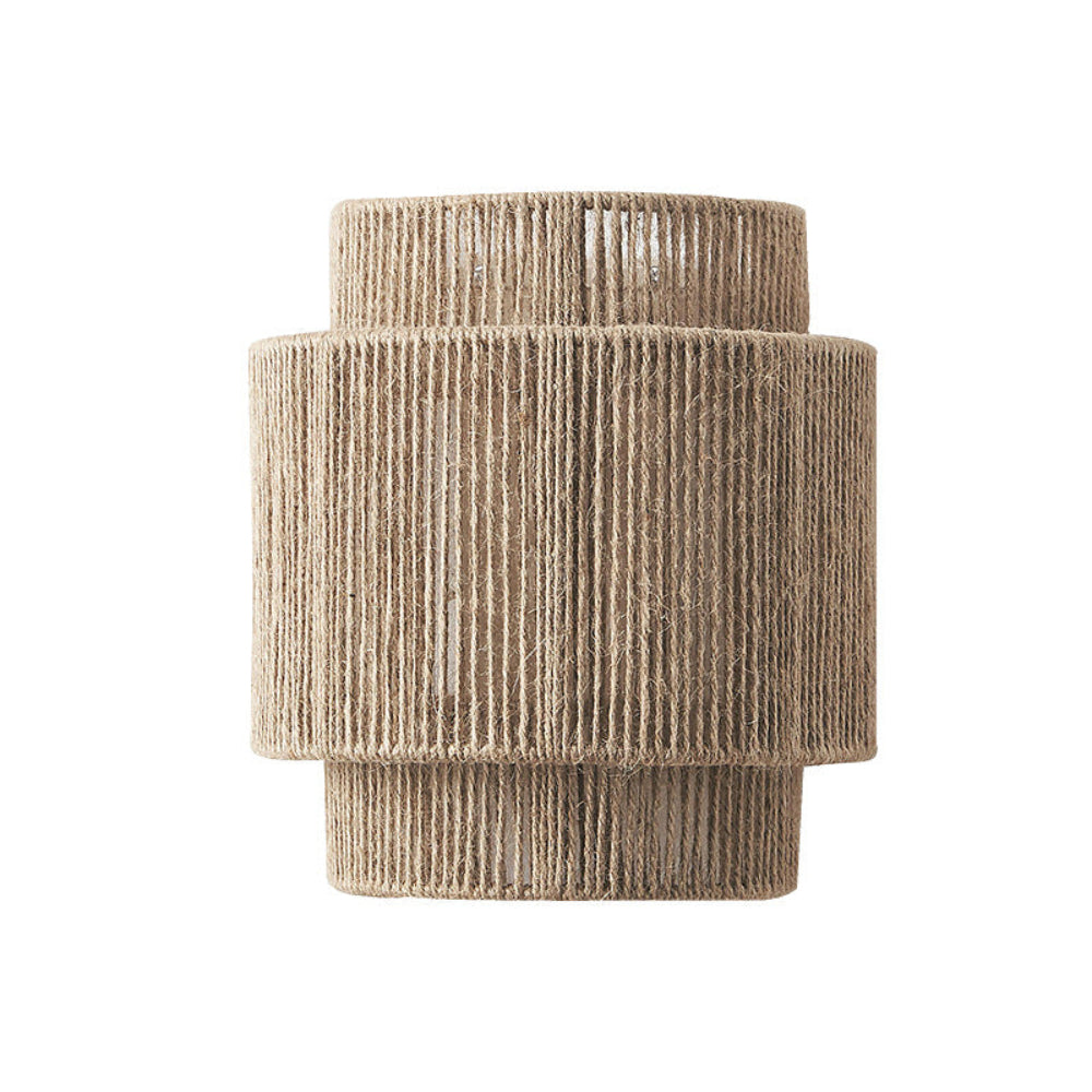 Bohemian Hemp Rope Wall Light – Handcrafted Natural Texture for Ambient Glow 7