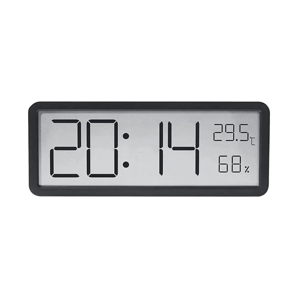 Digital LED Wall Clock with Temperature and Humidity Display – Modern Home Decor 6