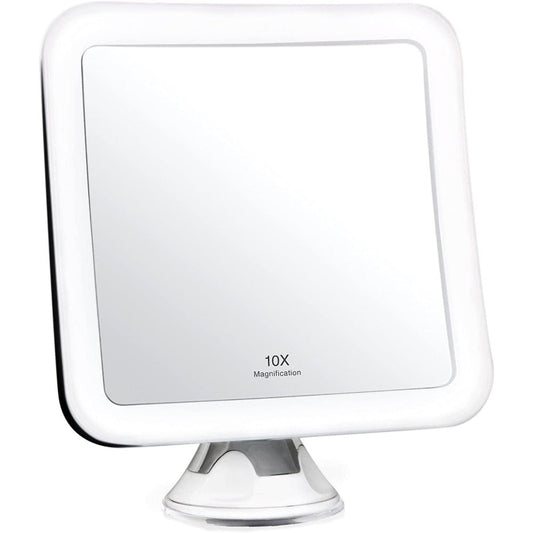 10X Lighted Magnifying Makeup Mirror with Suction Mount – Portable LED Beauty Tool for Flawless Results 1
