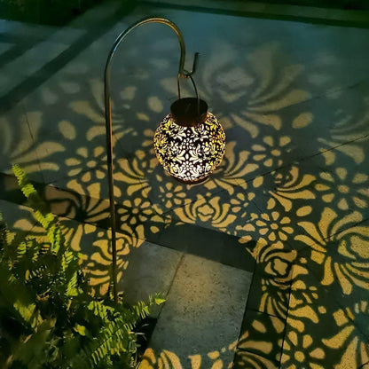 Elegant Solar LED Garden Light with Warm White Glow – Weatherproof Hanging Lantern for Outdoor Spaces 2