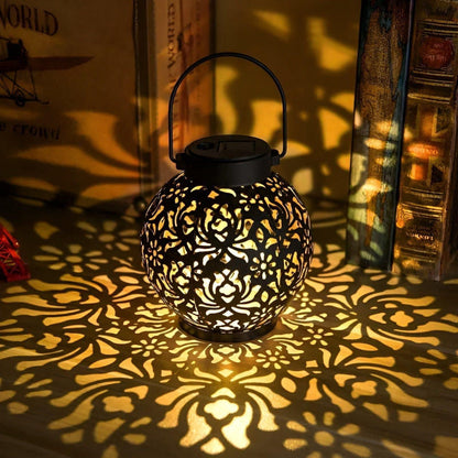 Elegant Solar LED Garden Light with Warm White Glow – Weatherproof Hanging Lantern for Outdoor Spaces 3