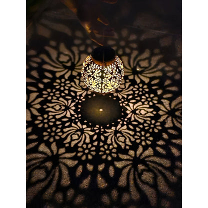Elegant Solar LED Garden Light with Warm White Glow – Weatherproof Hanging Lantern for Outdoor Spaces 6