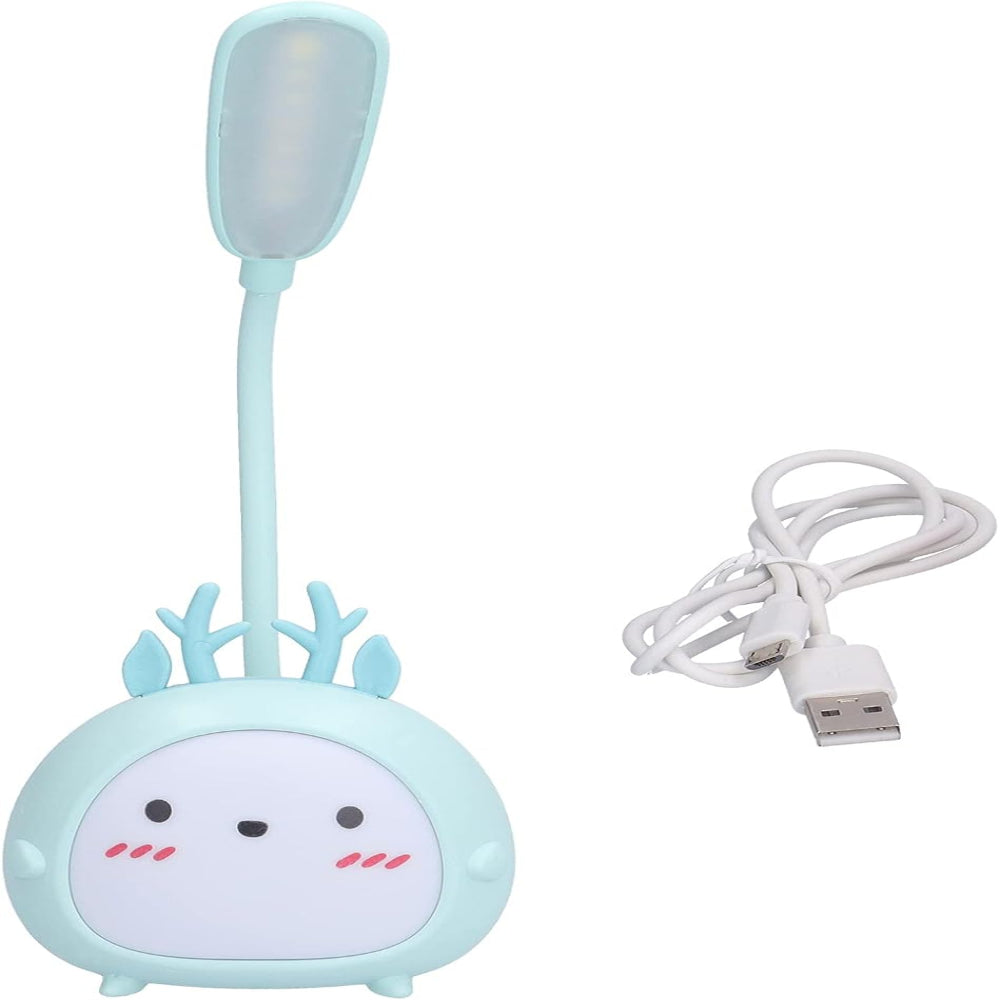 Soft USB Rechargeable Reading Lamp and Night Light for Kids – Adjustable Neck and Gentle Glow 2