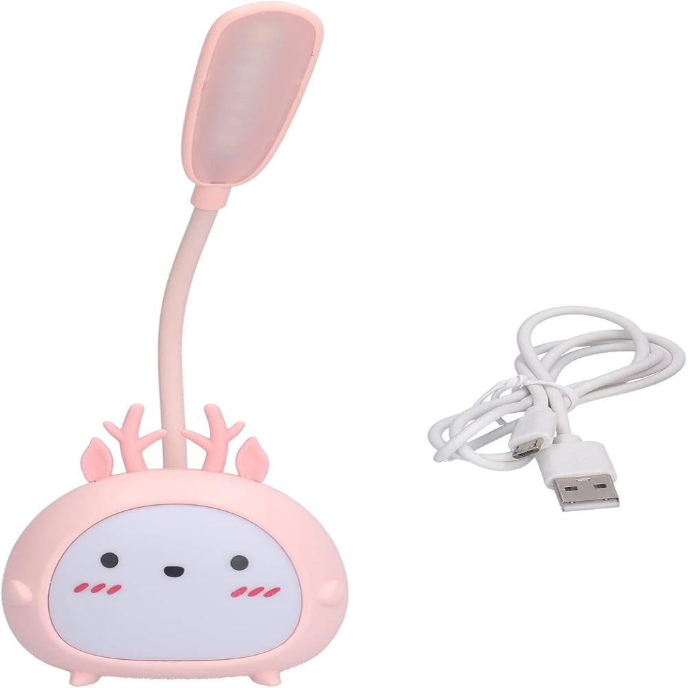 Soft USB Rechargeable Reading Lamp and Night Light for Kids – Adjustable Neck and Gentle Glow 4