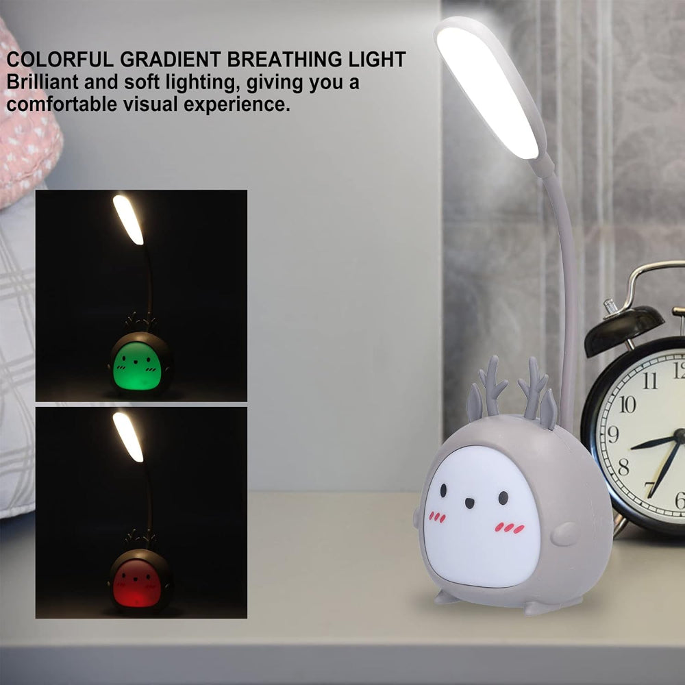 Soft USB Rechargeable Reading Lamp and Night Light for Kids – Adjustable Neck and Gentle Glow 5