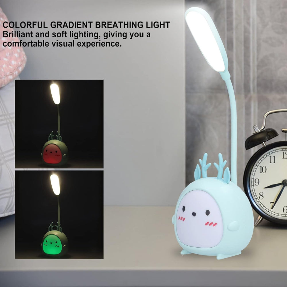 Soft USB Rechargeable Reading Lamp and Night Light for Kids – Adjustable Neck and Gentle Glow 6