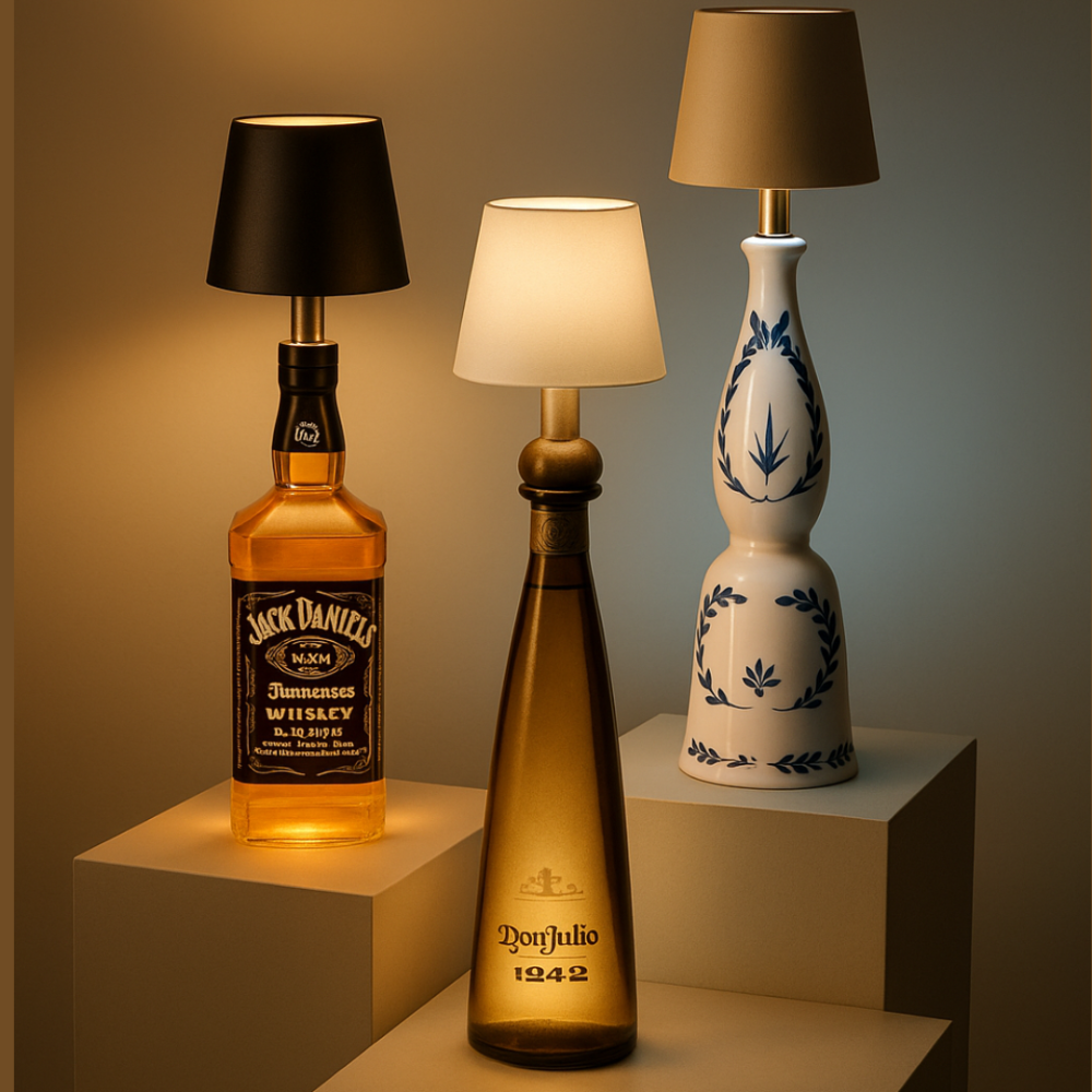 Wireless Color-Changing Bottle Lamp – Rechargeable LED Mood Light for Home Decor 2