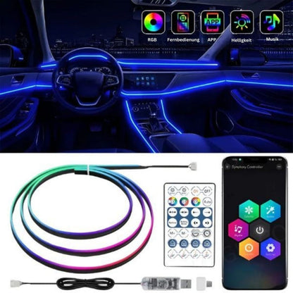 LED Ambient Light Strip for Cars - Flexible, Easy Installation, Customizable Length 4