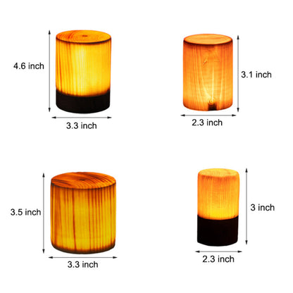Rechargeable Wooden LED Table Lamp with Touch Control – Soft Glow for Relaxing Atmosphere 20