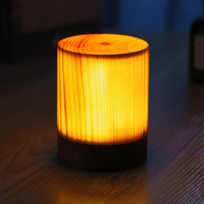 Rechargeable Wooden LED Table Lamp with Touch Control – Soft Glow for Relaxing Atmosphere 5
