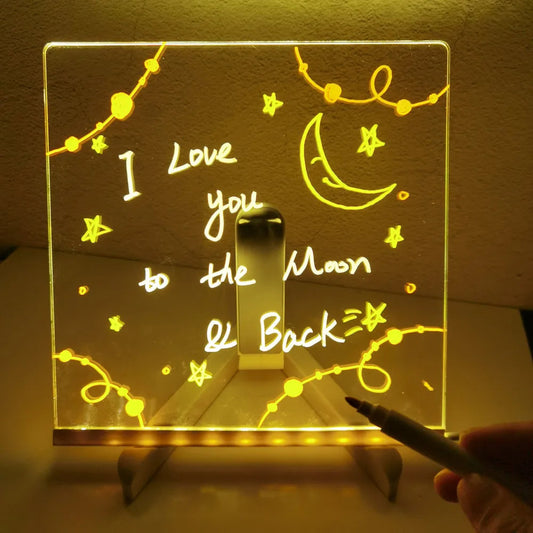 Illuminated Drawing Board for Kids – Rechargeable Light-Up Sketch Pad with Colorful LED Lights 1