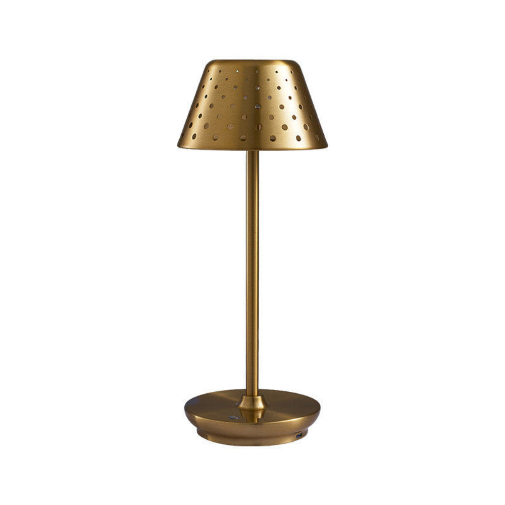 Rechargeable Retro LED Table Lamp – Dimmable Cordless Bedside and Desk Lamp with 3 Color Temperatures, USB Powered, Elegant Metal Design 2
