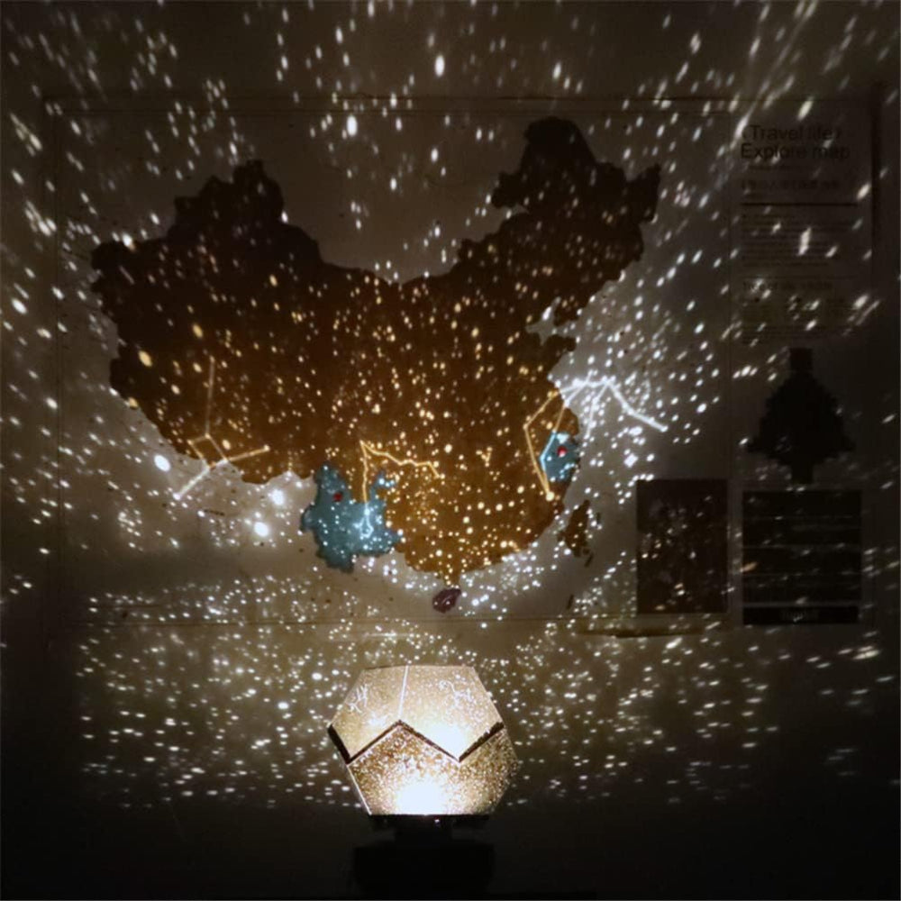 Star Projector Lamp with Adjustable Ambient Lighting – Compact Galaxy Night Light 4