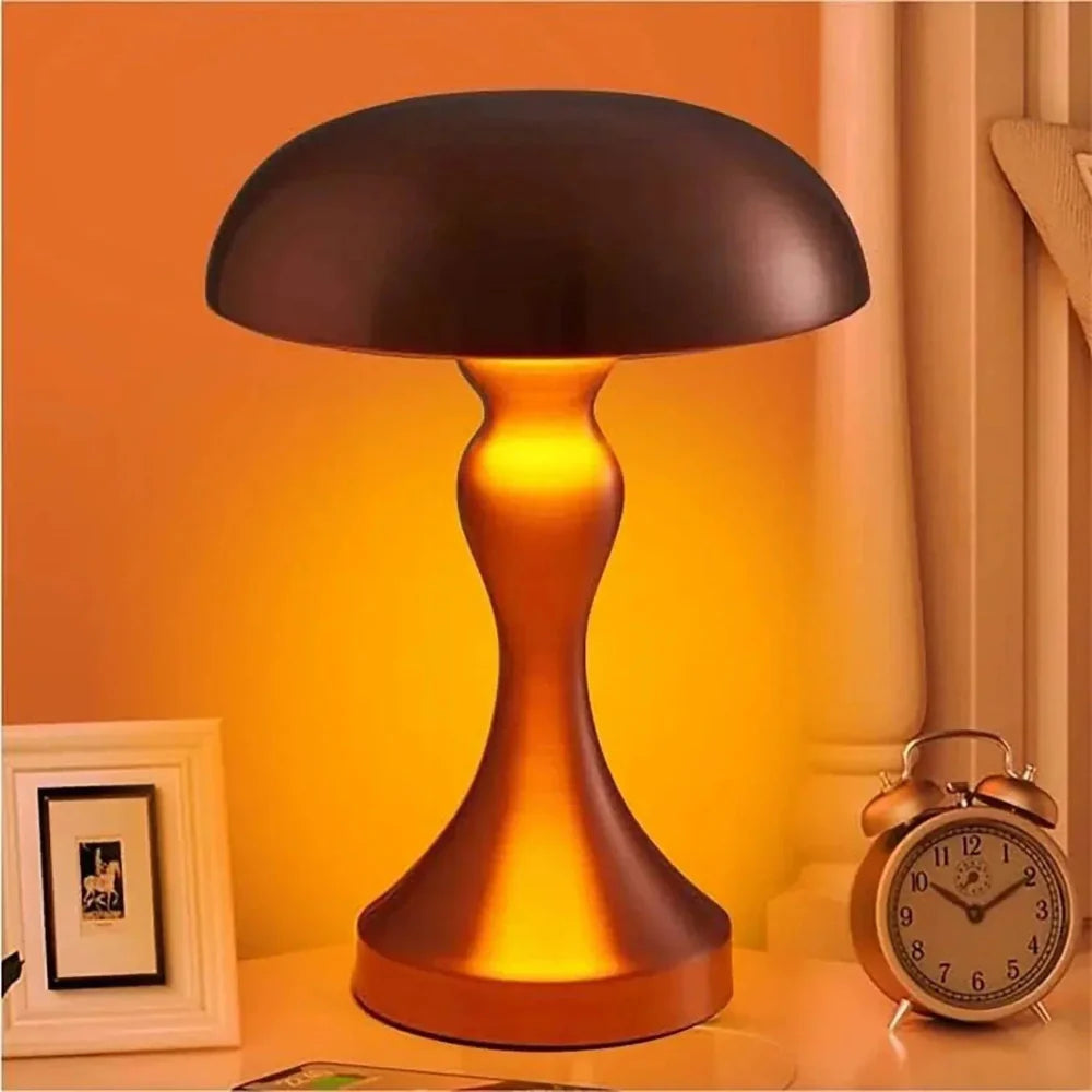 Elegant Metal Table Lamp with Touch Control and Warm LED Light – Modern Design for Home and Office 2