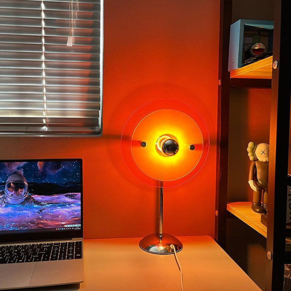 Retro-Inspired USB Aura Lamp with Color-Changing Modes – Decorative Light for Home and Office, Easy to Install 3