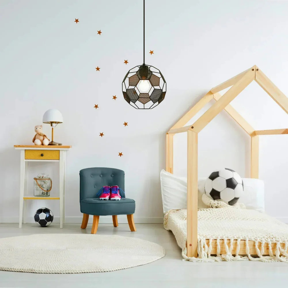 Dynamic Football Pendant Light – Sporty Design for Kids' Rooms and Play Areas 2