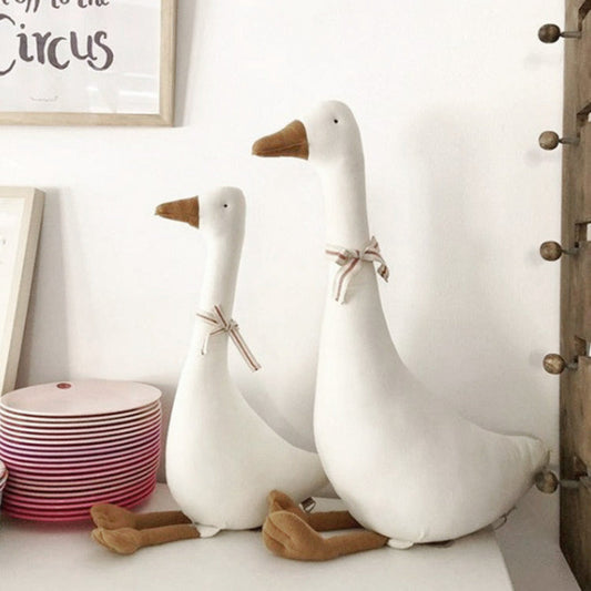 Plush Goose Toy and Pillow – Soft Cottagecore Décor for All Ages 1