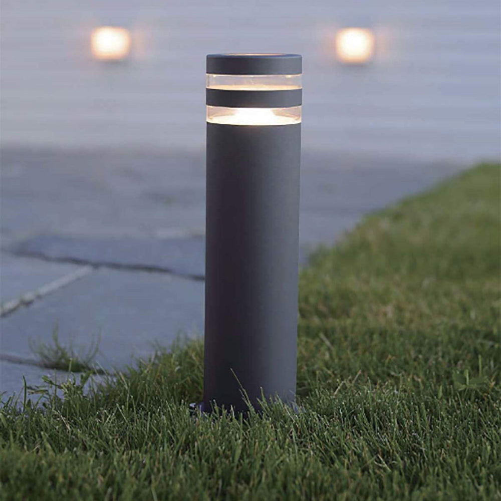 Outdoor GU10 Post Light – Modern Anthracite Gray Pathway Lighting with IP54 Weather Resistance 1