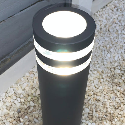 Outdoor GU10 Post Light – Modern Anthracite Gray Pathway Lighting with IP54 Weather Resistance 3