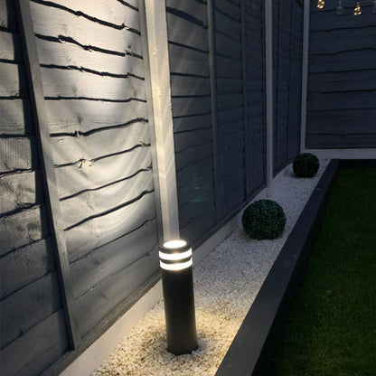 Outdoor GU10 Post Light – Modern Anthracite Gray Pathway Lighting with IP54 Weather Resistance 5
