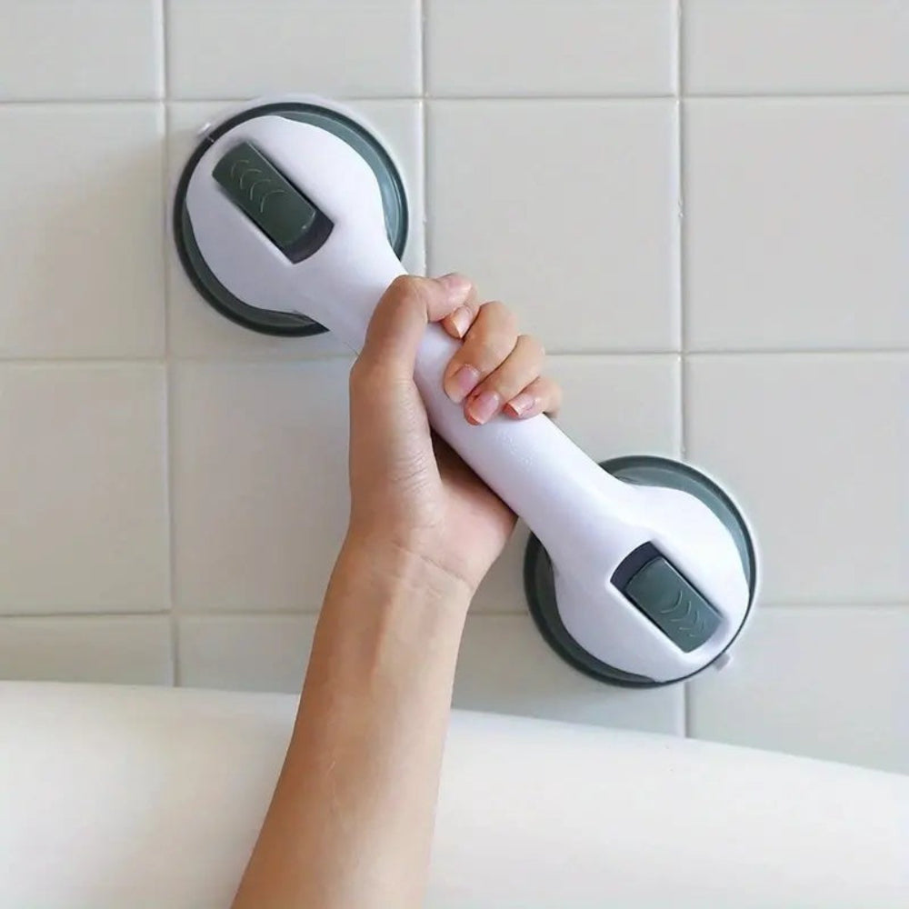 Bathroom Grab Bar with Non-Slip Grip for Shower – Tool-Free Installation, Durable Suction Grip for Elderly and Safety 1