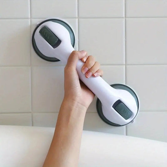 Bathroom Grab Bar with Non-Slip Grip for Shower – Tool-Free Installation, Durable Suction Grip for Elderly and Safety 1