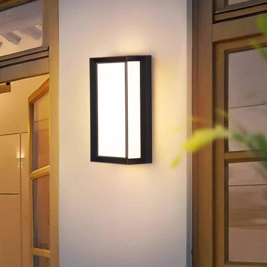 Modern Outdoor Wall Light with PIR Motion Sensor – Waterproof LED Exterior Wall Sconce for Patios and Entrances 1