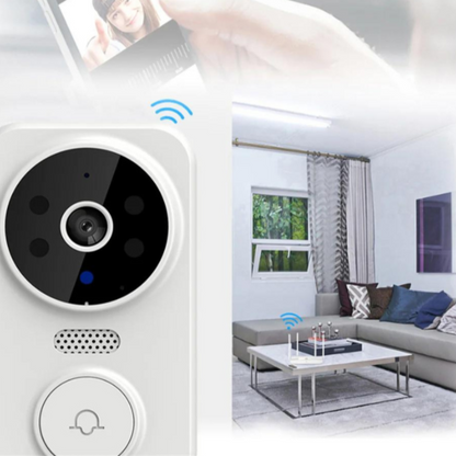Wireless HD Video Doorbell Camera with Motion Sensor, Two-Way Audio, Night Vision – Weatherproof Smart Home Security Device 3