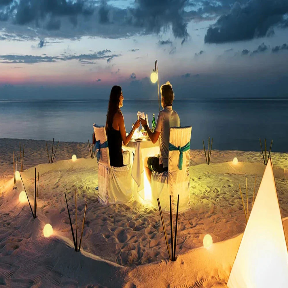 RGB LED Floating Pool Lights - Waterproof Decorative Balls in Various Sizes with Remote Control 2