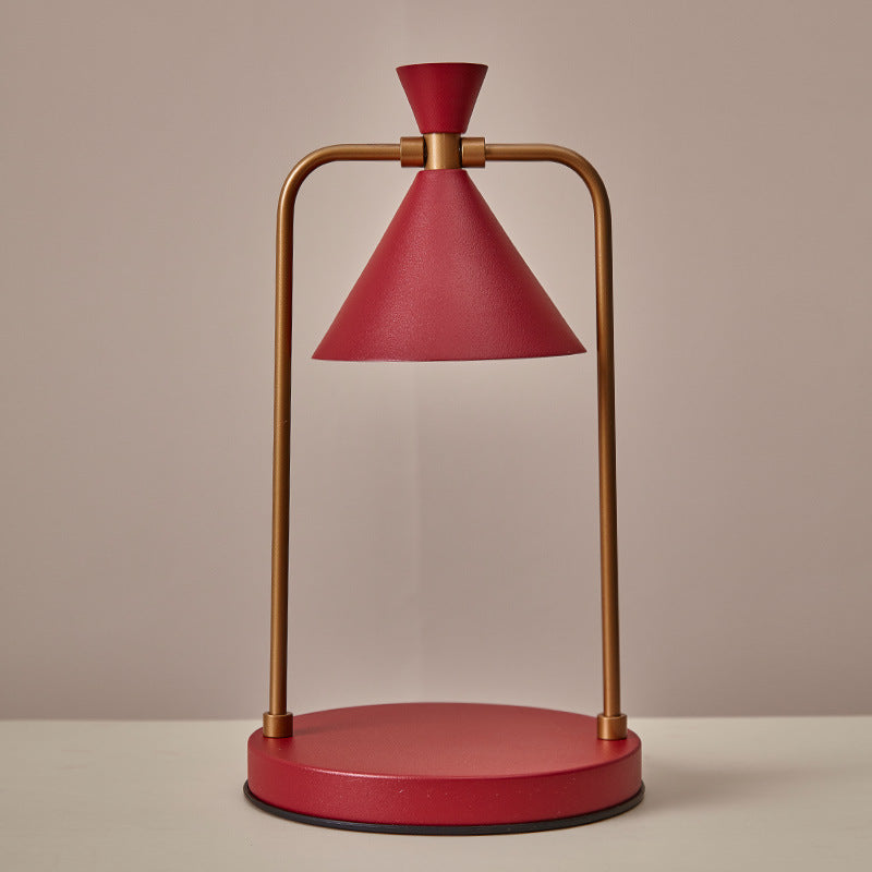 Flameless Candle Warmer Lamp with Dimmable Brightness – Elegant Metal Design for Aromatherapy 10