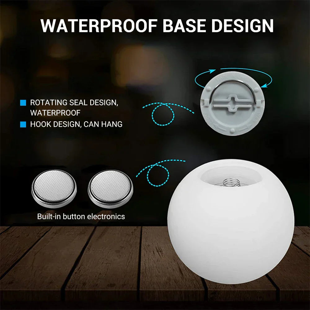 RGB LED Floating Pool Lights - Waterproof Decorative Balls in Various Sizes with Remote Control 5