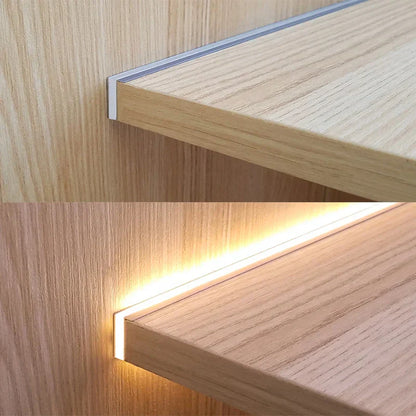 Invisible LED Shelf Lighting – Slim 12V Warm White and Cool White Strip Light for Modern Interiors 2